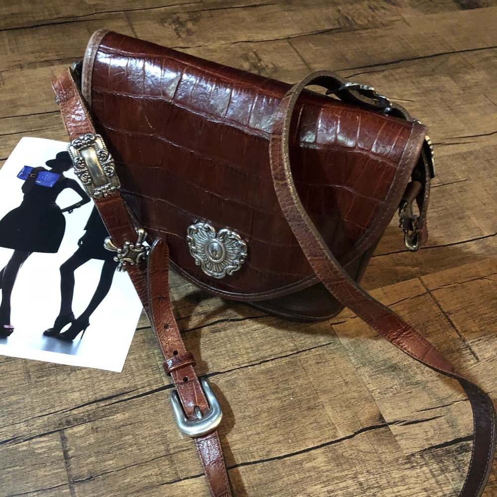 Brighton Genuine Leather Crossbody w/dustbag🔥